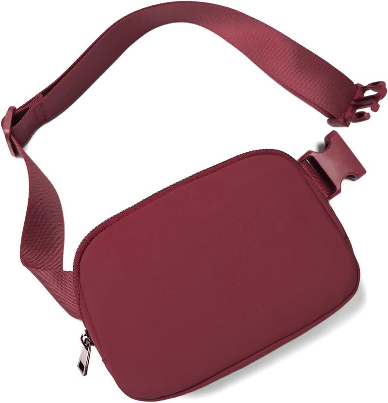 Gitus Belt Bag Fanny Pack Crossbody Bags for Women Fashion Waist Packs with Adjustable Strap Gifts for Women Men Teen Girls (Wine) - Image 1